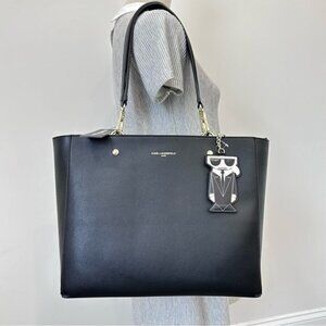 Karl Lagerfeld Paris Adele Tote Carryall Bag in Black